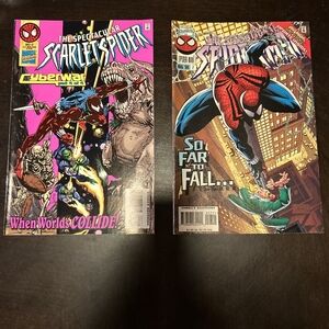 This listing includes two fantastic vintage Marvel comic books,